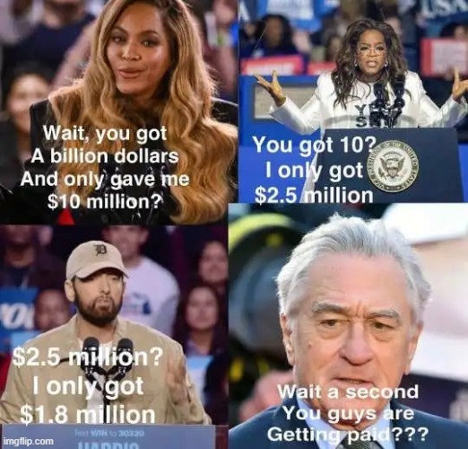 Disgusting Democrats....throwing money at a problem that cannot be solved with money | image tagged in kamala couldn't run a campaign much less a country,waste of money,debt,no common sense just nonsense | made w/ Imgflip meme maker