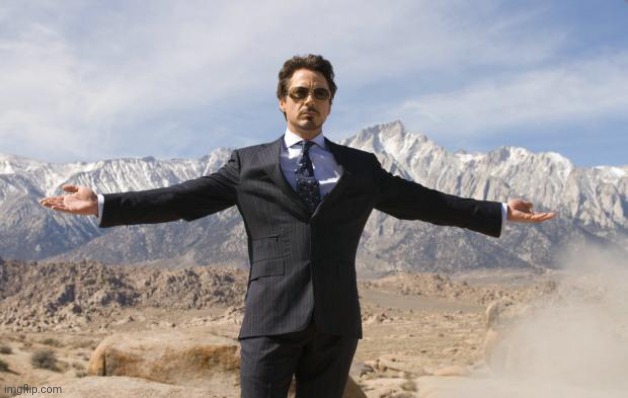 Friday Tony Stark | image tagged in friday tony stark | made w/ Imgflip meme maker