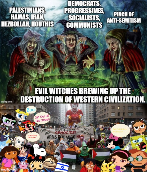 Evil witches plotting the destruction of Western Civilization! | image tagged in dr evil laugh,evil government,fakenews | made w/ Imgflip meme maker