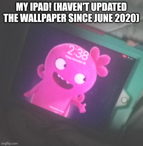 Yeah I'm kind of an iPad kid, but not the brainrotted one | MY IPAD! (HAVEN'T UPDATED THE WALLPAPER SINCE JUNE 2020) | made w/ Imgflip meme maker