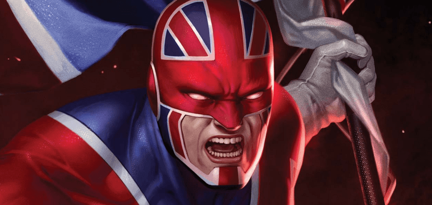 Captain Britain Blank Meme Template