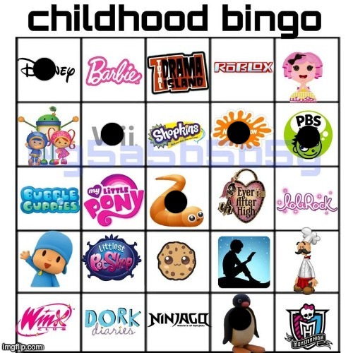 Childhood bingo | image tagged in childhood bingo,memes,funny,bingo,nostalgia,childhood | made w/ Imgflip meme maker