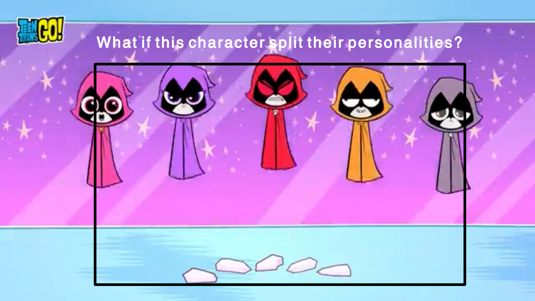 High Quality What if this character split their personalities? Blank Meme Template