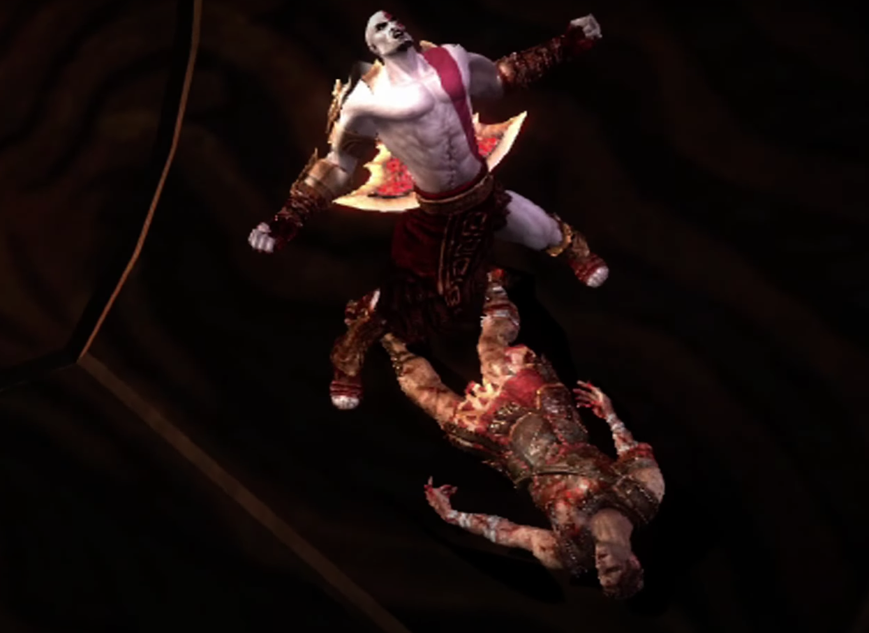 kratos yelling at zeus Blank Meme Template