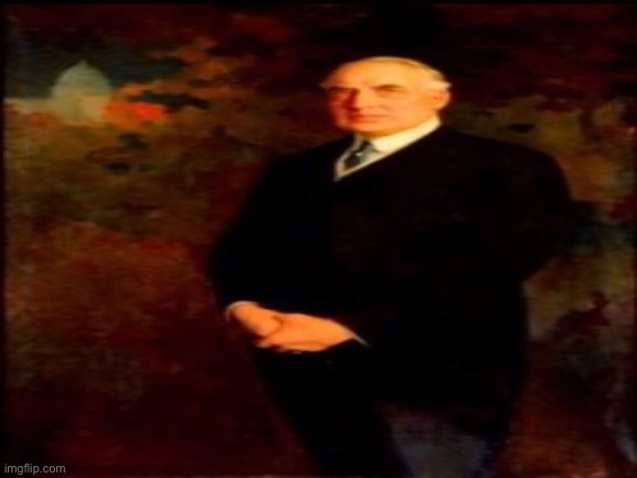 Presidential Portrait of Warren G. Harding :) | made w/ Imgflip meme maker