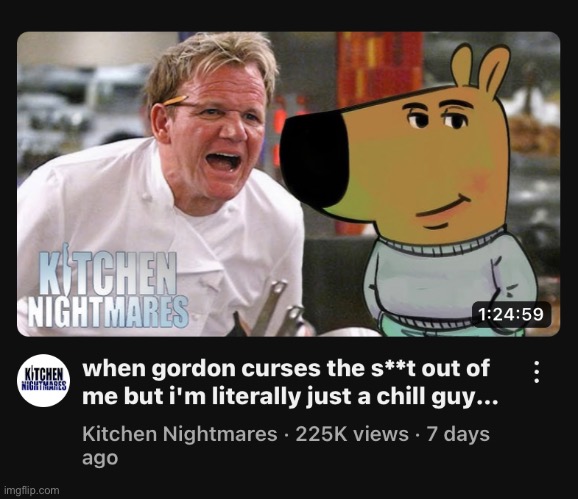 this is real | image tagged in gordon ramsey,chill guy | made w/ Imgflip meme maker