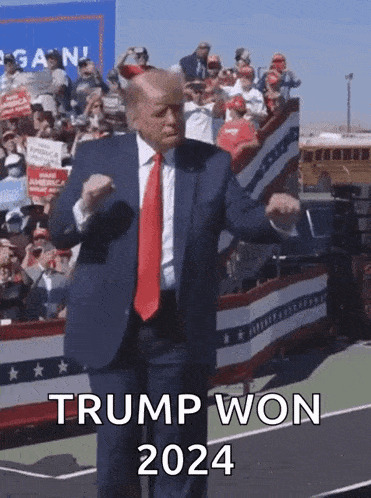 Pres Trump dancing Blank Meme Template