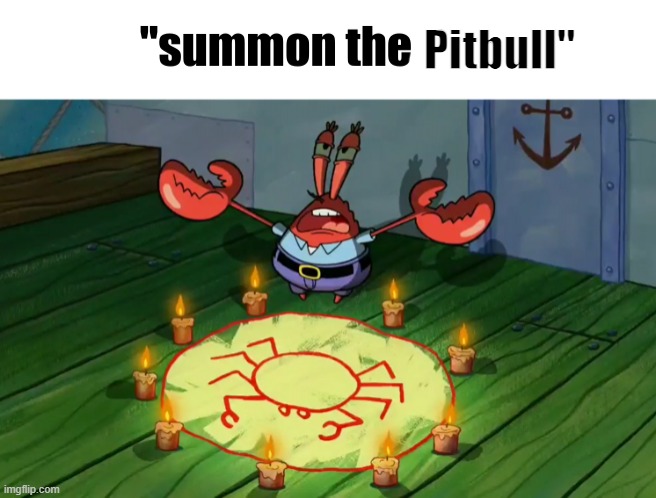 summon the alts | Pitbull" | image tagged in summon the alts | made w/ Imgflip meme maker