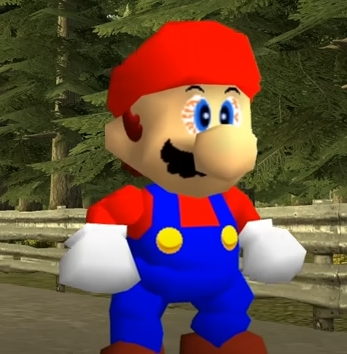 mario on crack Blank Meme Template