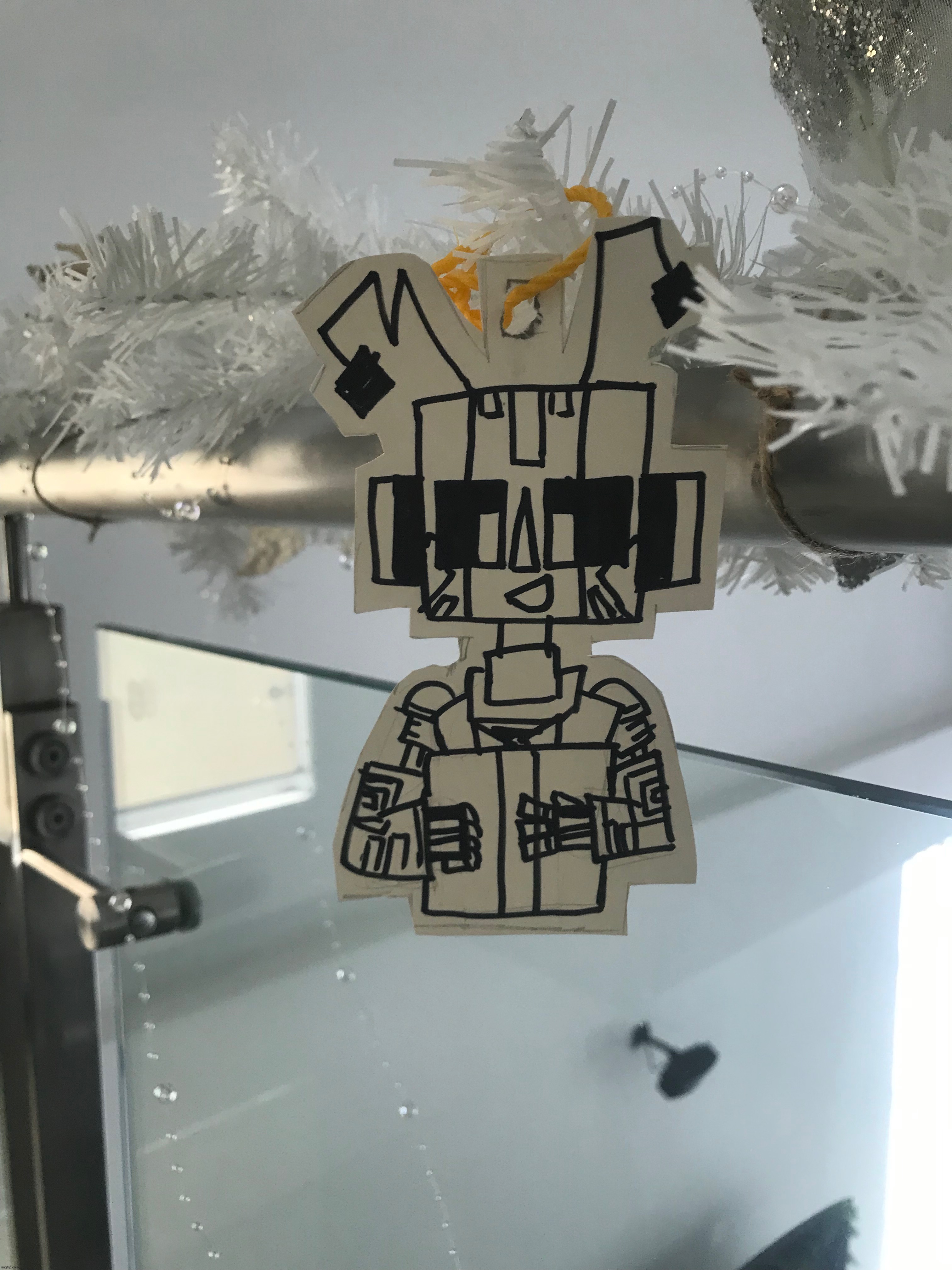 I made a Zerobot Christmas ornament | made w/ Imgflip meme maker