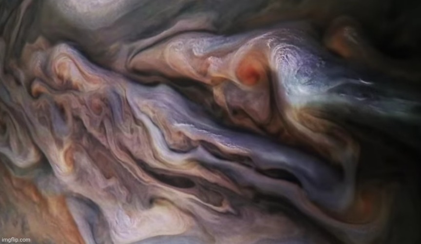 Jupiter pic from Juno camera | made w/ Imgflip meme maker