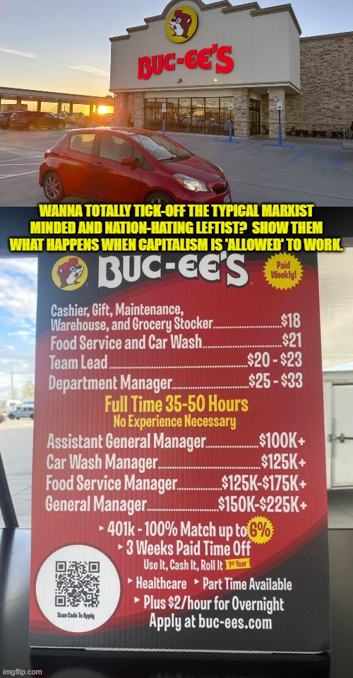 Just saying.  When you offer the people what they want, then they PAY you for it. | WANNA TOTALLY TICK-OFF THE TYPICAL MARXIST MINDED AND NATION-HATING LEFTIST?  SHOW THEM WHAT HAPPENS WHEN CAPITALISM IS 'ALLOWED' TO WORK. | image tagged in yep | made w/ Imgflip meme maker