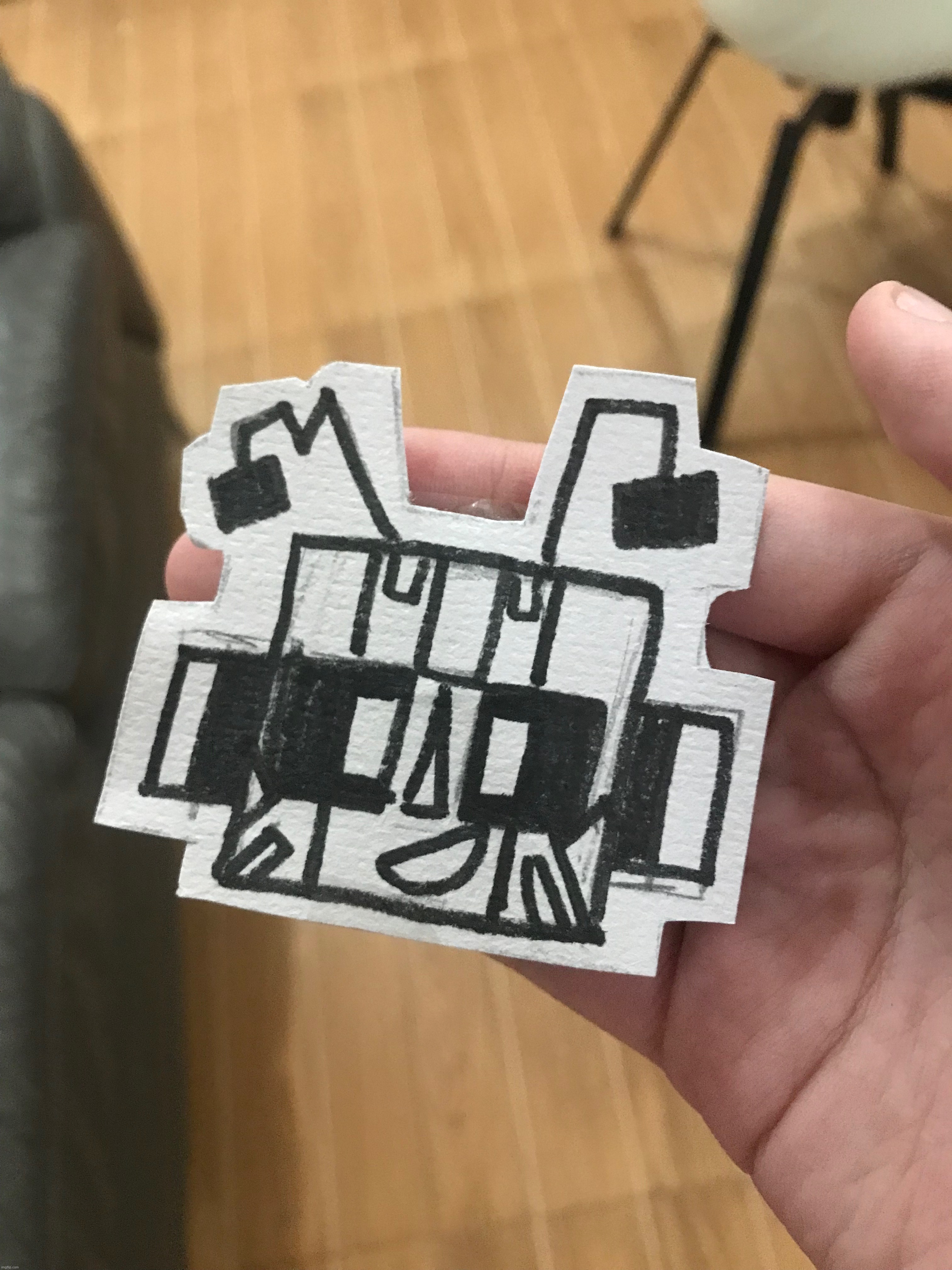I made a Zerobot pin | made w/ Imgflip meme maker
