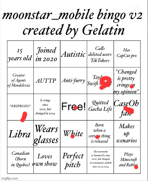 moonstar_mobile bingo V2 | image tagged in moonstar_mobile bingo v2 | made w/ Imgflip meme maker