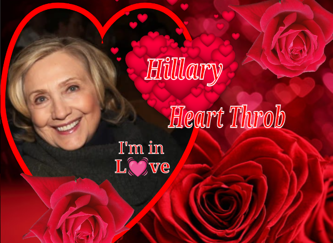 Hillary Heart Throb Beautiful Blank Meme Template