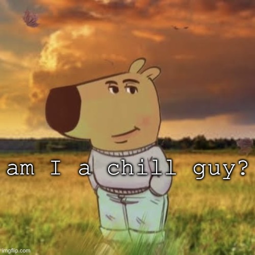 Chill guy | am I a chill guy? | image tagged in chill guy | made w/ Imgflip meme maker