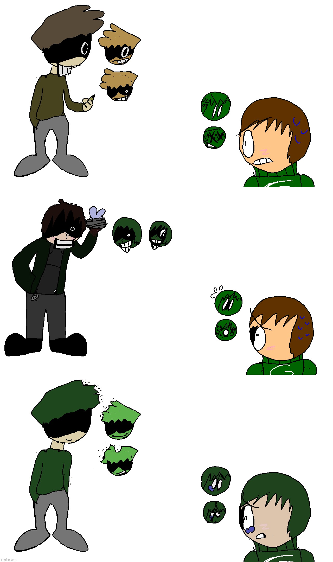 SANITY'S SAKE character concepts!!! :3 | made w/ Imgflip meme maker