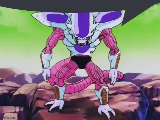 Frieza Third Form | image tagged in frieza third form | made w/ Imgflip meme maker