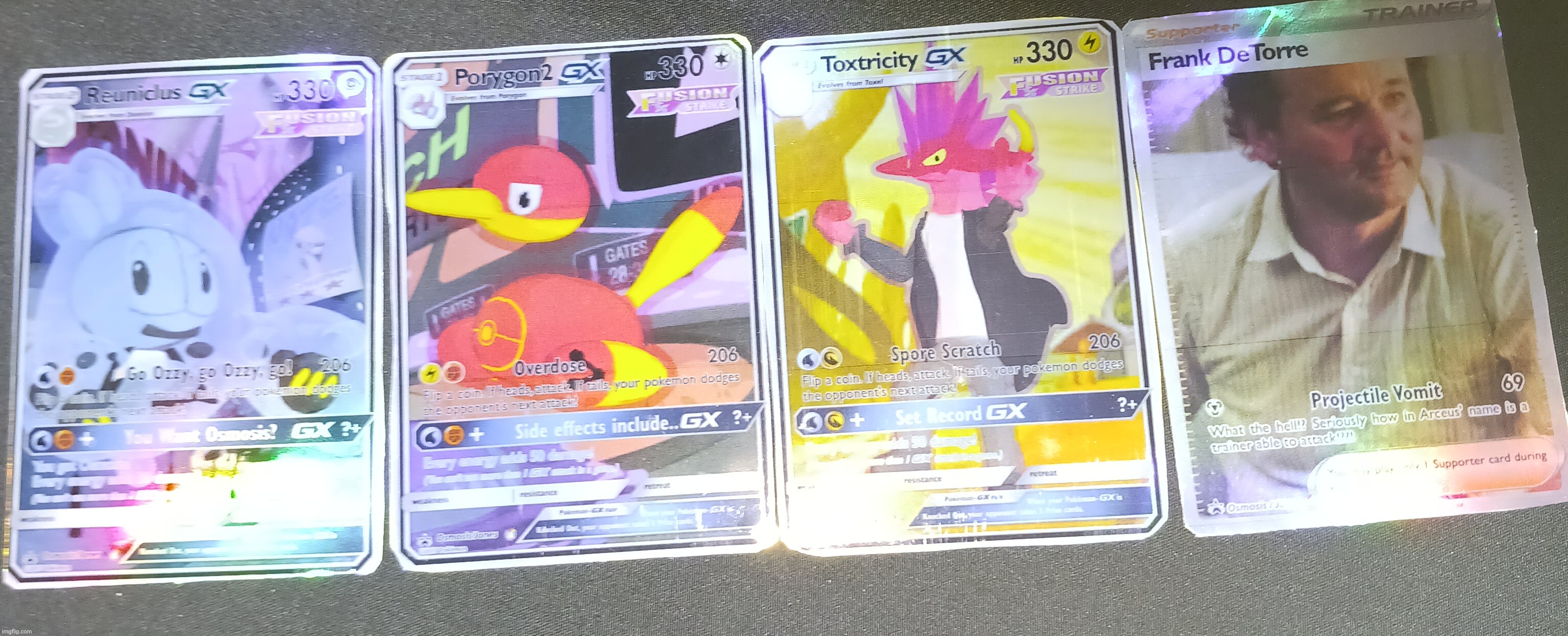 "You want osmosis? You got osmosis!" Ahh Pokemon cards ☠️ | made w/ Imgflip meme maker