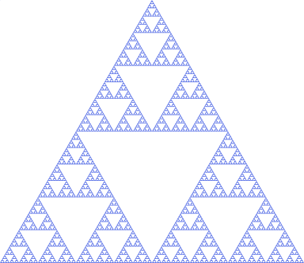 High Quality sierpinski triangle Blank Meme Template