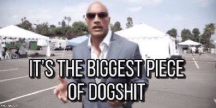 it's the biggest piece of dogshit | image tagged in it's the biggest piece of dogshit | made w/ Imgflip meme maker