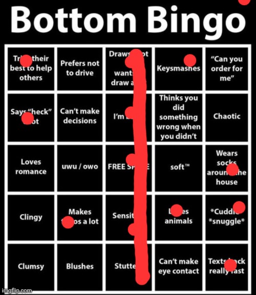 Uh oh | image tagged in bottom bingo | made w/ Imgflip meme maker