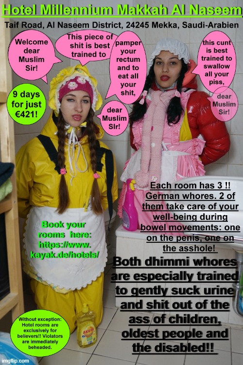 image tagged in 2 german toilet whores for muslims | made w/ Imgflip meme maker