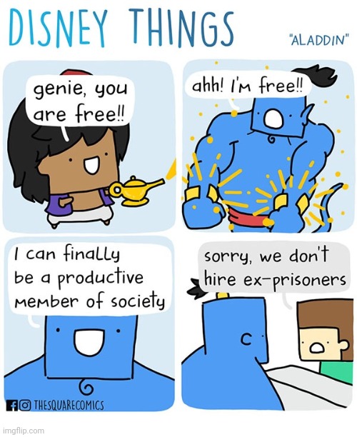 Genie | image tagged in genie,aladdin,comics,comics/cartoons,freedom,free | made w/ Imgflip meme maker