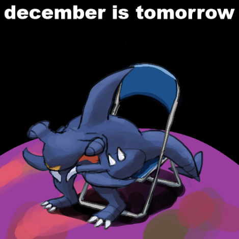 december is tomorrow Blank Meme Template