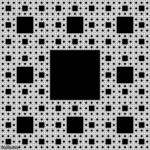 sierpinski carpet | image tagged in sierpinski carpet | made w/ Imgflip meme maker