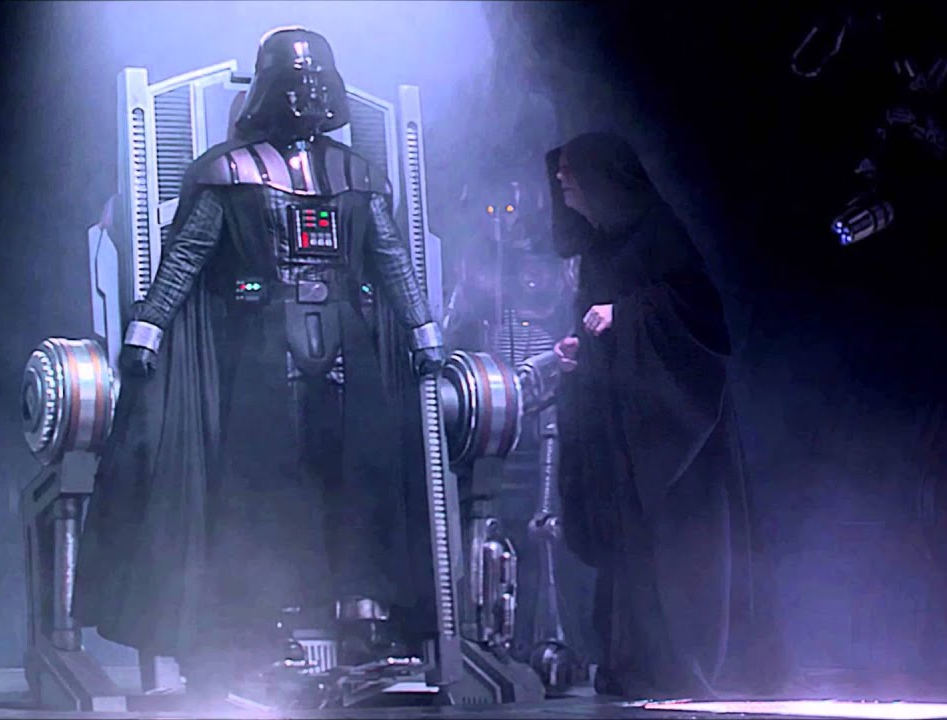 birth of darth vader Blank Meme Template