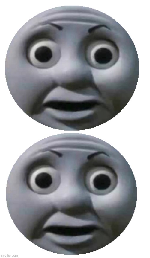 Thomas the tank engine O Face | image tagged in thomas the tank engine o face | made w/ Imgflip meme maker