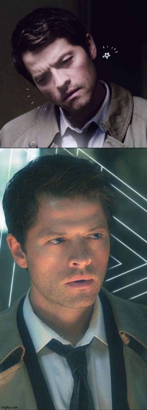 @Dea For When You're Back On | image tagged in castiel,misha collins,supernatural,actually now that i think about it,he probably is your type,oops | made w/ Imgflip meme maker