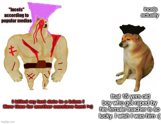 Facts | image tagged in doge,incels lol,literally involuntary celibate | made w/ Imgflip meme maker