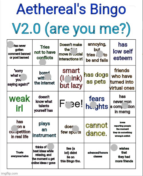 Shackle | image tagged in aethereal's bingo v2 0,memes,msmg,bingo | made w/ Imgflip meme maker