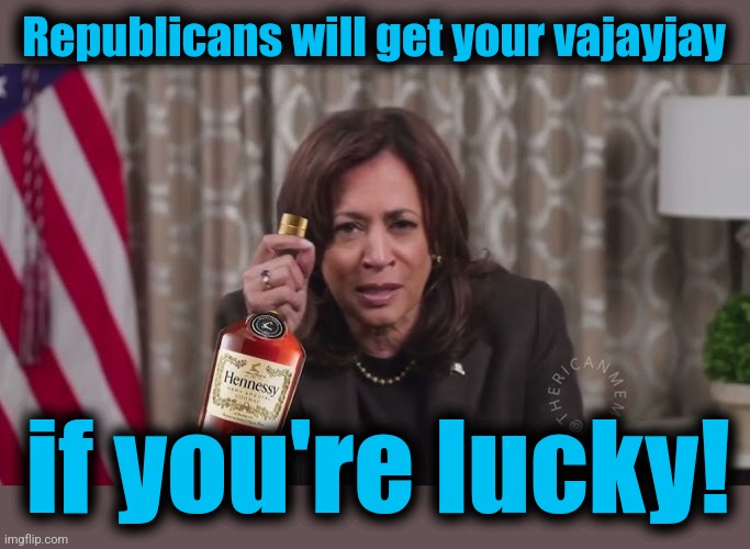 Republicans will get your vajayjay if you're lucky! | made w/ Imgflip meme maker