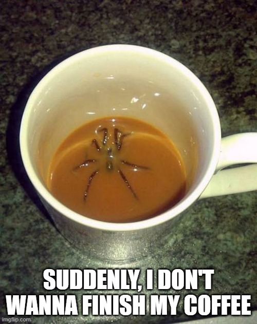 Coffee Anyone? | SUDDENLY, I DON'T WANNA FINISH MY COFFEE | image tagged in cursed image | made w/ Imgflip meme maker