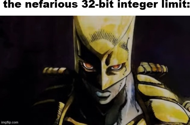 High Quality the nefarious 32-bit integer limit: Blank Meme Template