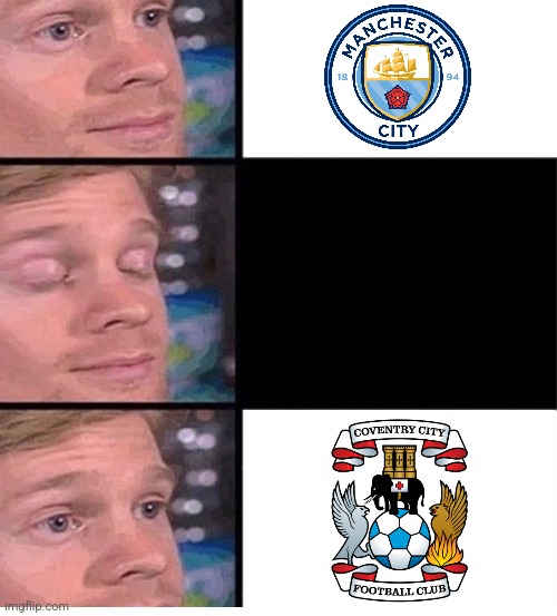 Liverpool 2-0 Man City | image tagged in blinking guy vertical blank,liverpool,manchester city,coventry,premier league,funny | made w/ Imgflip meme maker