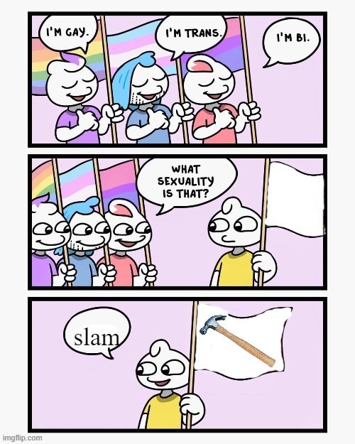 let me see some HAMMERS! | slam | image tagged in what sexuality is that | made w/ Imgflip meme maker