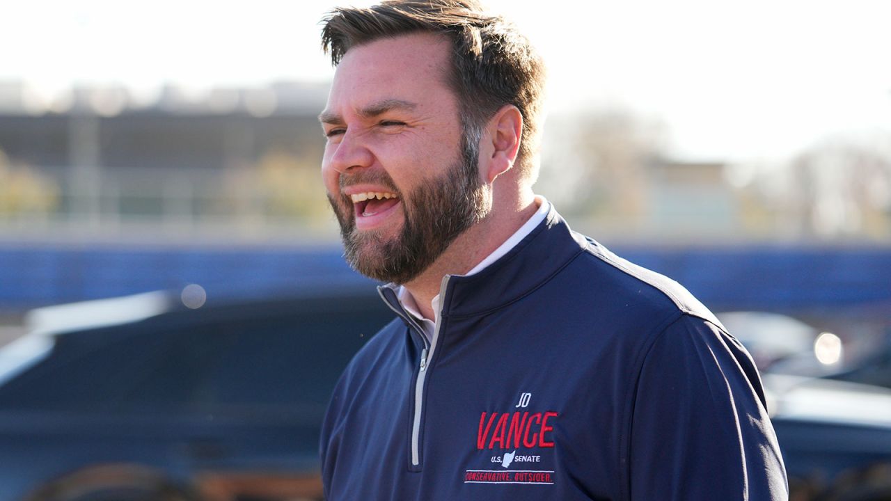 JD Vance laugh Blank Meme Template