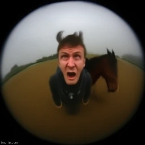 the horse is bhenid | made w/ Imgflip meme maker