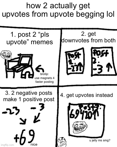 dont try this at home kids | how 2 actually get upvotes from upvote begging lol | image tagged in memes,rage comics,funny,nostalgia,upvote begging,oh wow are you actually reading these tags | made w/ Imgflip meme maker