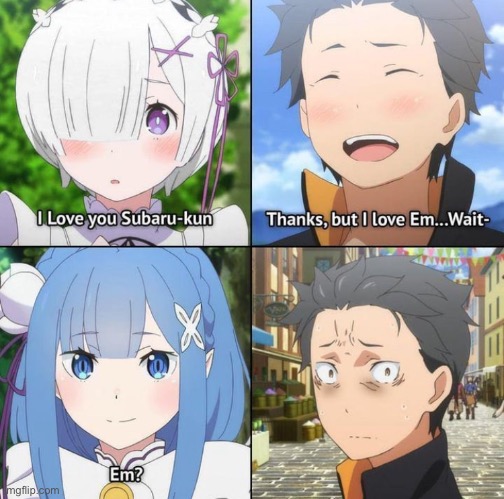 image tagged in re zero | made w/ Imgflip meme maker