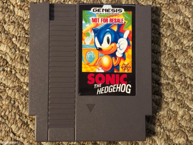 Sonic the Hedgehog Genesis on NES | image tagged in sonic the hedgehog genesis on nes | made w/ Imgflip meme maker