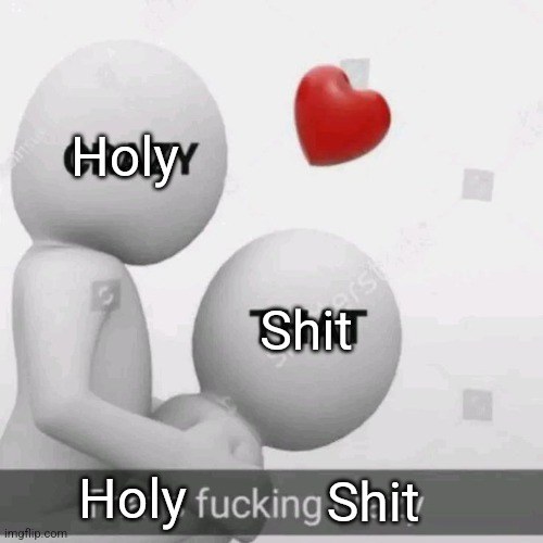 thats fucking crazy | Holy Shit Holy Shit | image tagged in thats fucking crazy | made w/ Imgflip meme maker