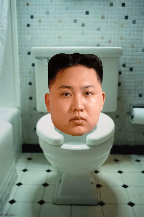 Skibidi Toilet Kim Jong-Un | image tagged in toilet,kim jong un,skibidi toilet,north korea | made w/ Imgflip meme maker