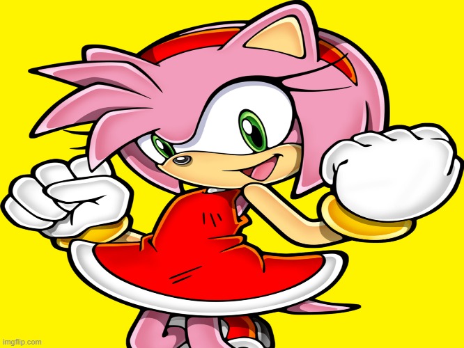 amy rose Blank Meme Template