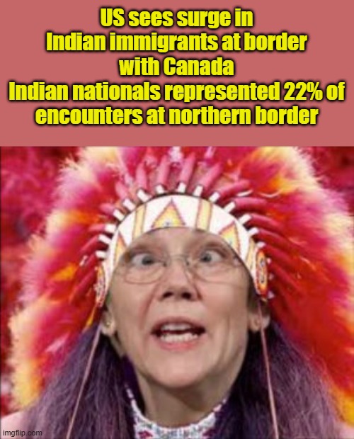 US sees surge in Indian immigrants at border with Canada
Indian nationals represented 22% of encounters at northern border | made w/ Imgflip meme maker