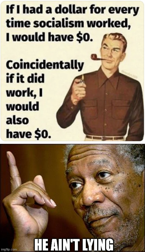 HE AIN'T LYING | image tagged in this morgan freeman,memes,politics | made w/ Imgflip meme maker